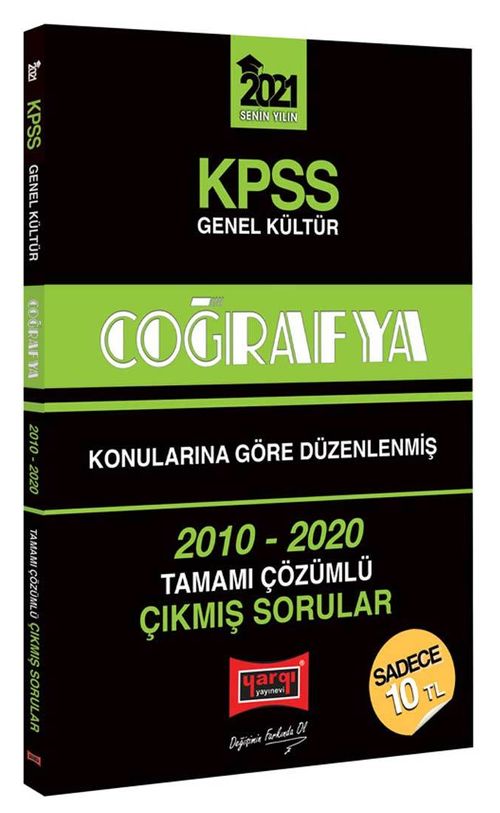 2021 KPSS Coğrafya Konularına Göre Düzenlenmiş Tamamı Çözümlü Çıkmış Sorular