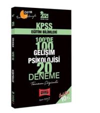 2021 KPSS Eğitim Bilimleri 100'de 100 Gelişim Psikolojisi Tamamı Çözümlü 20 Deneme