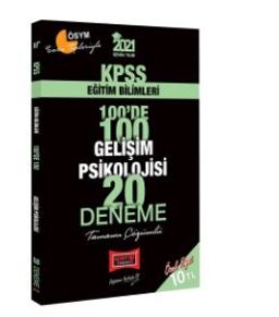 2021 KPSS Eğitim Bilimleri 100'de 100 Gelişim Psikolojisi Tamamı Çözümlü 20 Deneme