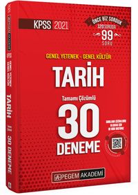 2021 KPSS Genel Yetenek - Genel Kültür Tarih 30 Deneme