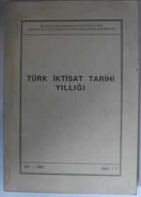 Türk İktisat Tarihi Yıllığı  Kod: 12-E-30