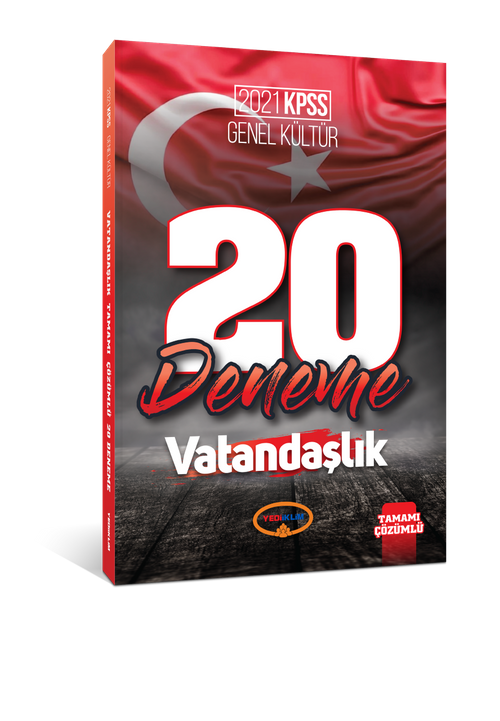 2021 KPSS Genel Kültür Vatandaşlık Tamamı Çözümlü 20 Deneme 