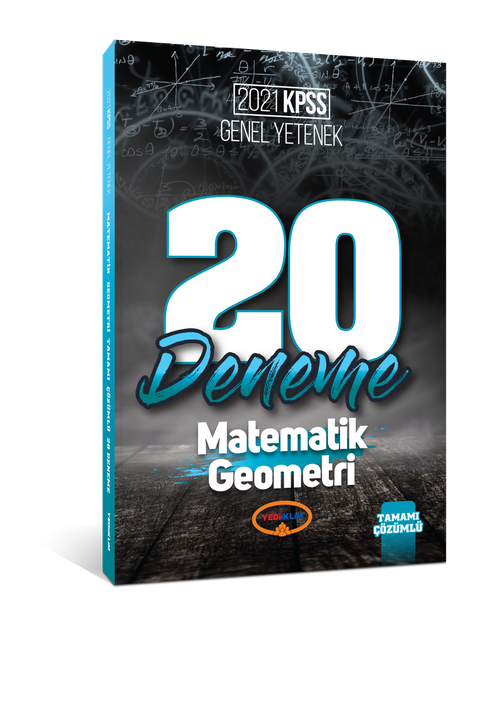 2021 KPSS Genel Yetenek Matematik - Geometri Tamamı Çözümlü 20 Deneme 