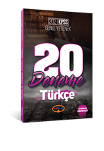 2021 KPSS Genel Yetenek Türkçe Tamamı Çözümlü 20 Deneme 