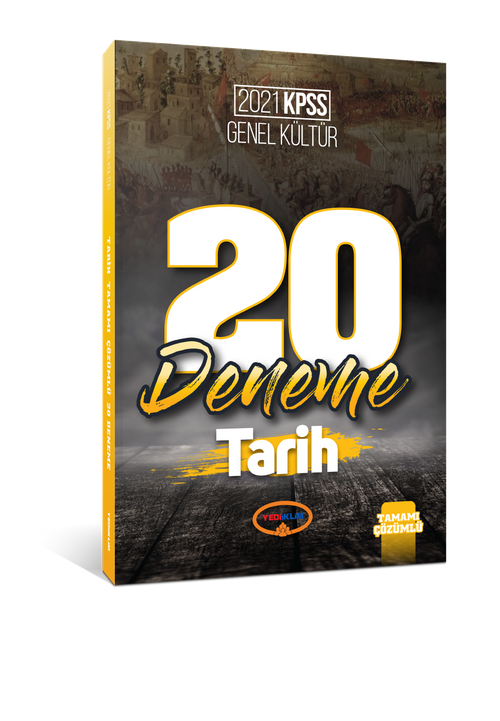 2021 KPSS Genel Kültür Tarih Tamamı Çözümlü 20 Deneme 