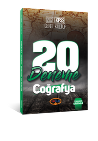 2021 KPSS Genel Kültür Coğrafya Tamamı Çözümlü 20 Deneme 