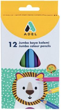 Adel Jumbo Hexa Boya Kalemi Tb 12 Li (9510001)