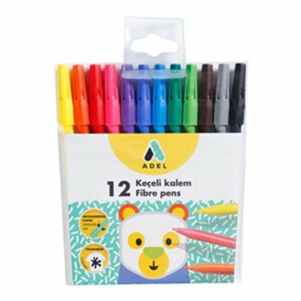 Adel Keçeli Kalem 12 Renk(2220213001)