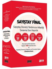 Sayıştay Final Sayıştay Denetçi Yardımcısı Adaylığı Sınavına Son Hazırlık Soru Bankası 