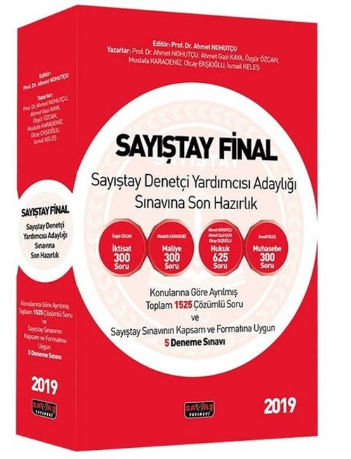 Sayıştay Final Sayıştay Denetçi Yardımcısı Adaylığı Sınavına Son Hazırlık Soru Bankası 