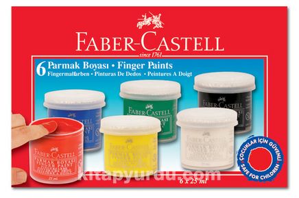 Faber-Castell Parmak Boyası 6 Renk (160402)