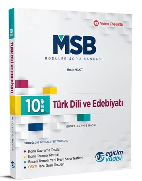 10. Sınıf Türk Dili ve Edebiyatı Modüler Soru Bankası
