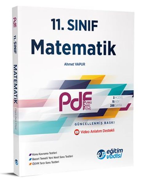 11. Sınıf Matematik PDF Planlı Ders Föyü