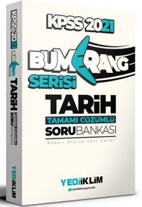 2021 KPSS Genel Kültür Bumerang Tarih Tamamı Çözümlü Soru Bankası