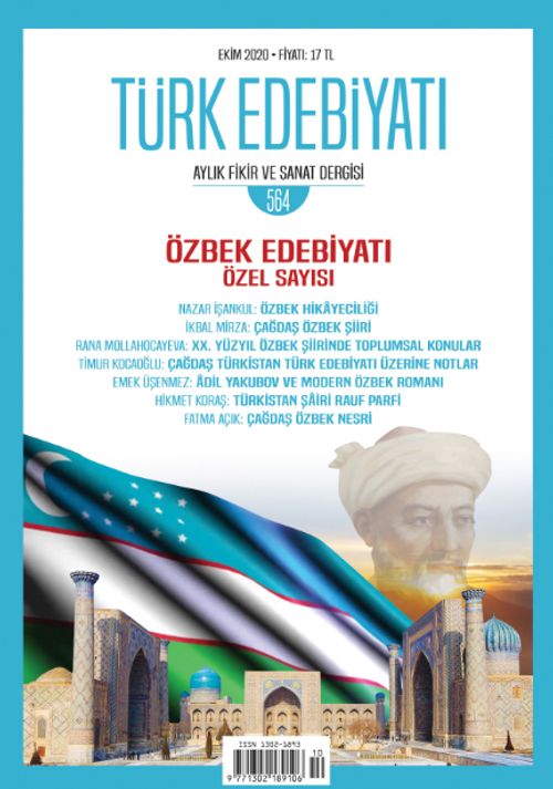 Türk Edebiyatı Aylık Fikir ve Sanat Dergisi Sayı: 564 Ekim 2020