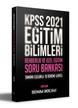 2021 KPSS Eğitim Bilimleri Rehberlik ve Özel Eğitim Soru Bankası Benim Hocam Yayınları  