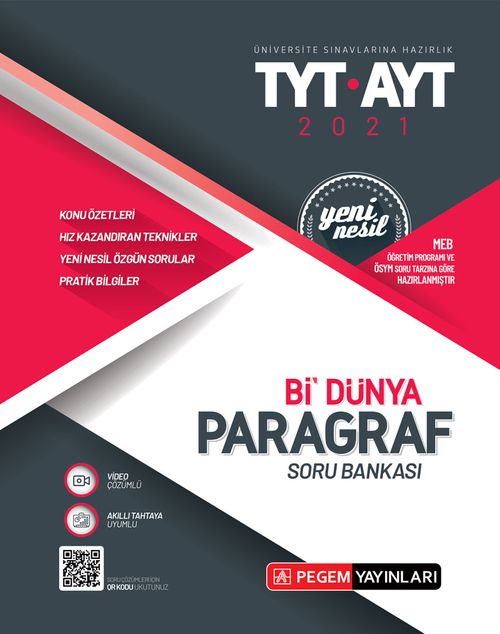 Üniversite Sınavlarına Hazırlık TYT-AYT Bi' Dünya Paragraf Soru Bankası