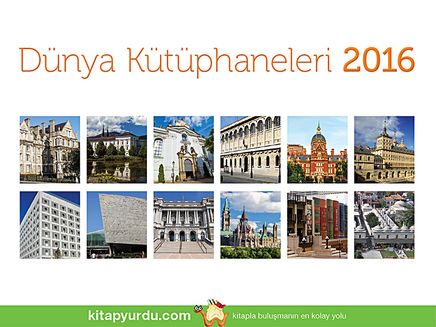 2016 Kitapyurdu Masa Takvimi (Dünya Kütüphaneleri)