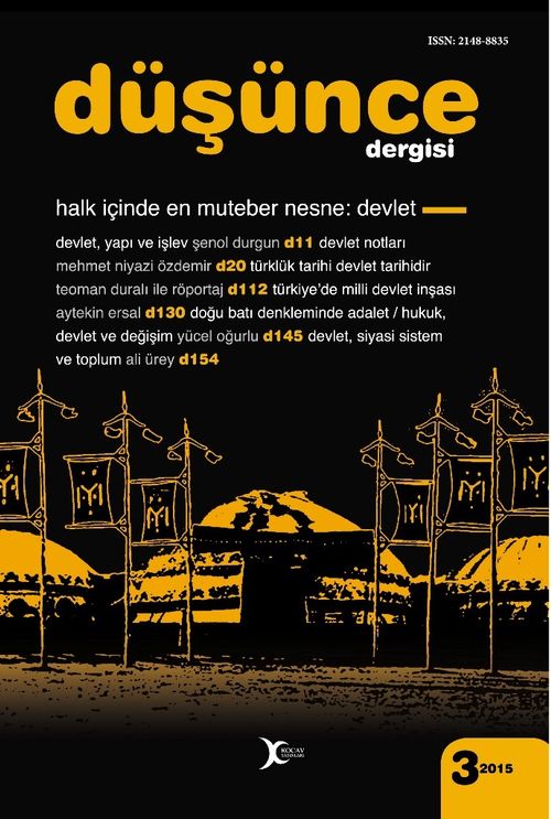 Düşünce Dergisi Sayı:3 2015