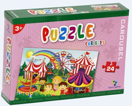 Norm Puzzle Carousel (24 Parça)