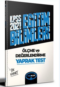 2021 Kpss Eğitim Bilimleri Ölçme ve Değerlendirme Çek Kopart Yaprak Test 