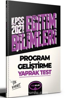 2021 Kpss Eğitim Bilimleri Program Geliştirme Çek Kopart Yaprak Test 