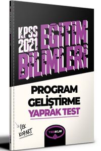 2021 Kpss Eğitim Bilimleri Program Geliştirme Çek Kopart Yaprak Test 