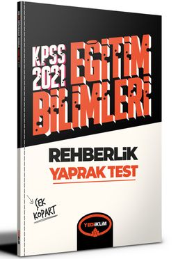 2021 Kpss Eğitim Bilimleri Rehberlik Çek Kopart Yaprak Test 