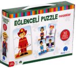 Eğlenceli Puzzle - Meslekler (30 Parça-Küçük Boy)