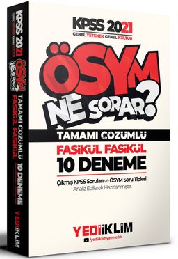2021 KPSS Ösym Ne Sorar Genel Yetenek Genel Kültür Tamamı Çözümlü 10 Fasikül Deneme
