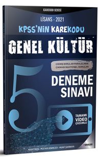 2021 KPSS Lisans Genel Kültür Video Çözümlü 5 Deneme Sınavı