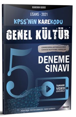 2021 KPSS Lisans Genel Kültür Video Çözümlü 5 Deneme Sınavı