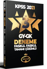 2021 KPSS Genel Yetenek Genel Kültür Tamamı Çözümlü 3 Yıldız 3 Fasikül Deneme