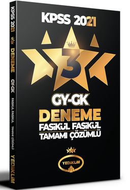 2021 KPSS Genel Yetenek Genel Kültür Tamamı Çözümlü 3 Yıldız 3 Fasikül Deneme