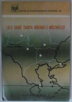 1913 Garbî Trakya Hükümet-i Müstakilesi  Kod: 12-D-31