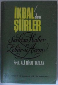 İkbal’den Şiirler / Şarktan Haber ve Zebur-u Acem  Kod: 12-D-34