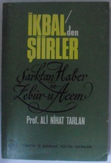 İkbal’den Şiirler / Şarktan Haber ve Zebur-u Acem  Kod: 12-D-34