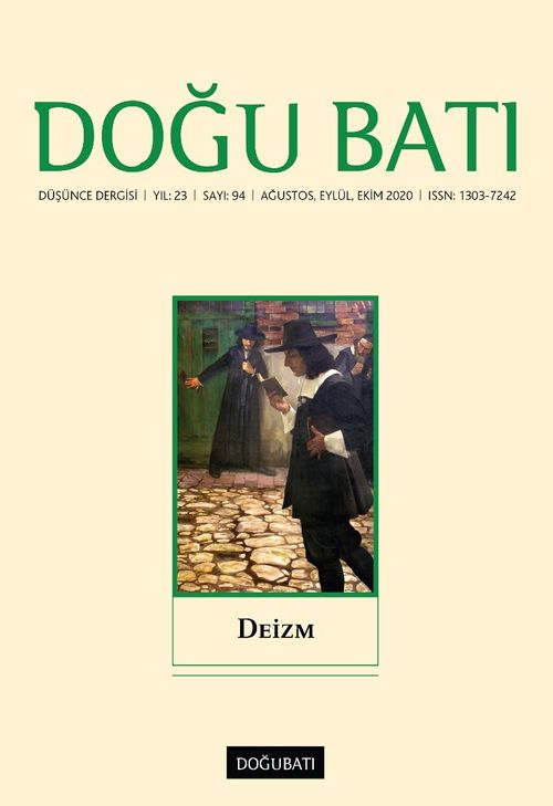 Doğu Batı Dergisi 94. Sayı Deizm