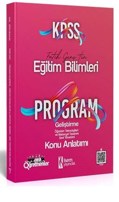 2021 KPSS Eğitim Bilimleri Program Geliştirme Konu Anlatımı 