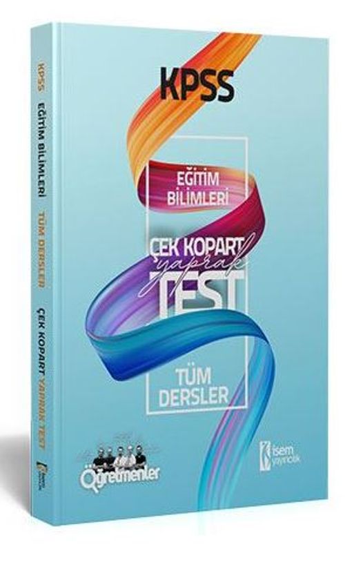 2021 KPSS Eğitim Bilimleri Çek Kopar Yaprak Test 