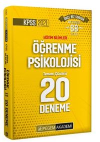2021 KPSS Eğitim Bilimleri Öğrenme Psikolojisi Tamamı Çözümlü 20 Deneme