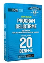 2021 KPSS Eğitim Bilimleri Program Geliştirme, Sınıf Yönetimi, Öğretim Teknolojileri ve Materyal Tasarımı Tamamı Çözümlü 20 Deneme