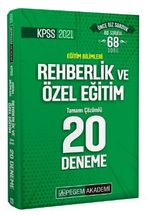 2021 KPSS Eğitim Bilimleri Rehberlik ve Özel Eğitim Tamamı Çözümlü 20 Deneme