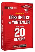 2021 KPSS Eğitim Bilimleri Öğretim İlke ve Yöntemleri Tamamı Çözümlü 20 Deneme