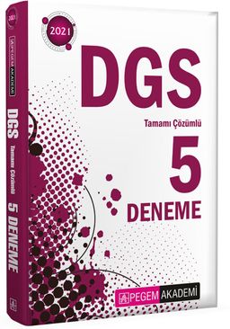 2021 DGS Tamamı Çözümlü 5 Deneme