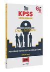 2021 KPSS Eğitim Bilimleri Program ve Materyal Geliştirme Anahtar Hocaların Ders Notları