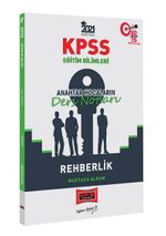 2021 KPSS Eğitim Bilimleri Rehberlik Anahtar Hocaların Ders Notları