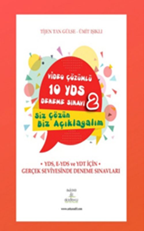 Video Çözümlü 10 Yds Deneme Sınavı 2