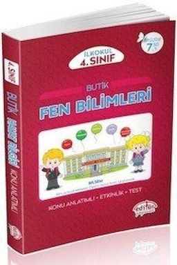 4. Sınıf Butik Fen Bilimleri Konu Anlatımlı - Etkinlik - Test