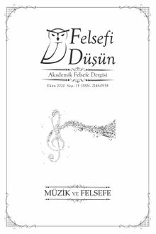 Felsefi Düşün Sayı:15 Müzik ve Felsefe